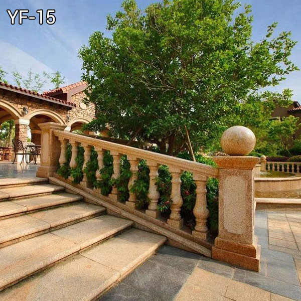 high quality stone baluster railing for roof designs Amercia