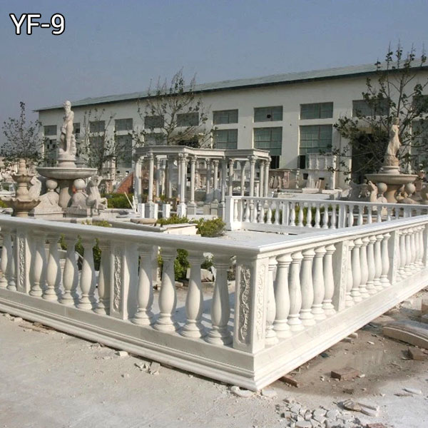 white marble stair railing for decking manufacturer India
