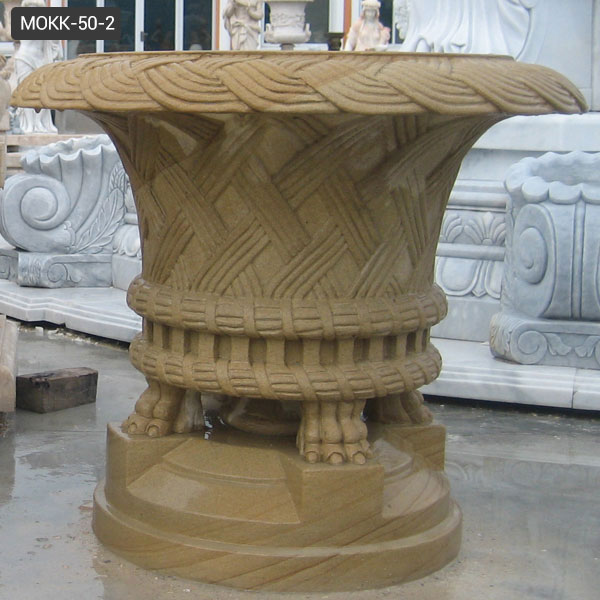 front yard greek style pedestal urn for garden