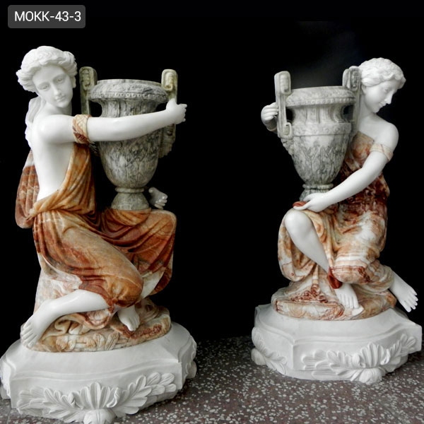 landscape patio white pedestal urn planter