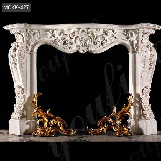 Decorative antique marble fireplace mantels for interior use ...