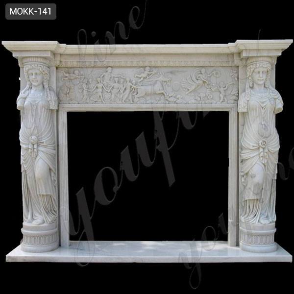minimalist feature wall marble fireplace hearth factory ...
