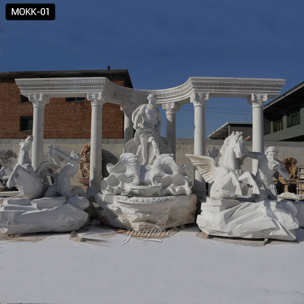 Travertine Fountains, Marble Large Statue Fountain, Stone ...
