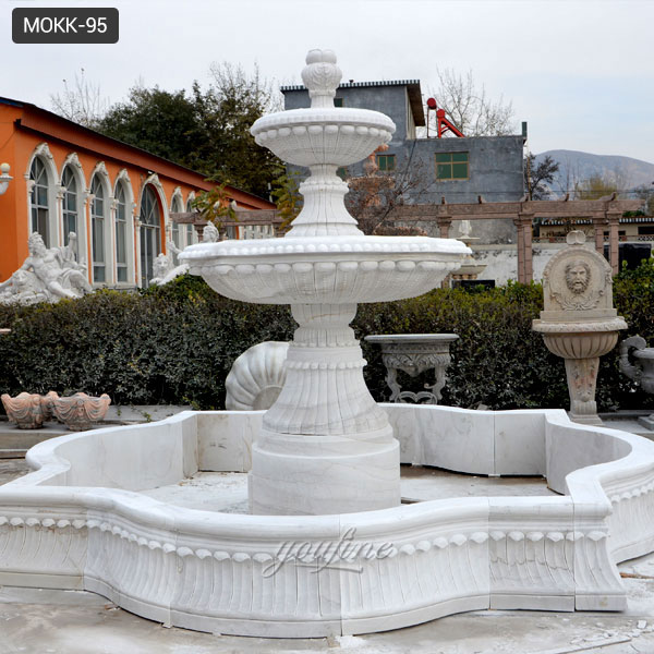 home 2 tier stone water fountain with figures online ...