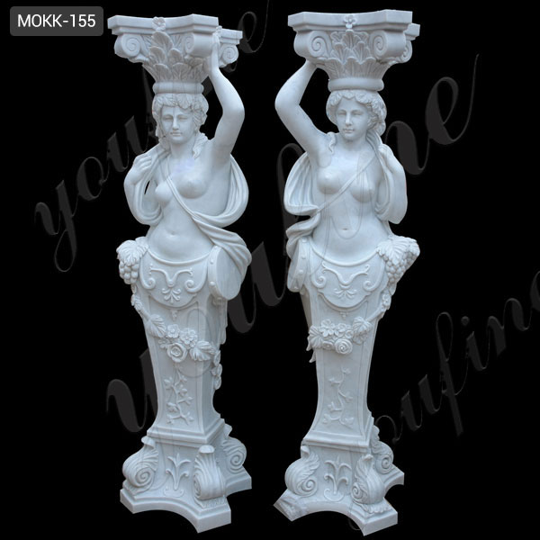 large ancient columns porch support fluted columns for sale ...