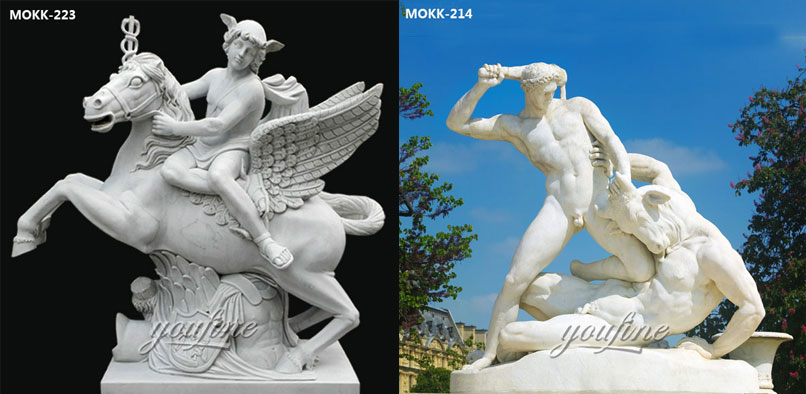 Outdoor-famous-sculptures-of-Mercury-Mounted-on--Pegasus-in-Tuileries-for-Gardens-decor