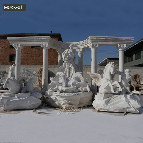 Large Famous Trevi Marble Fountain Replica Design for Sale MOKK-01