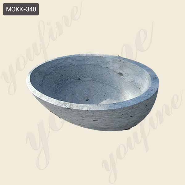 White Marble  Decoration Bathroom Essential Artifact Natural Marble Tub Hot Sale for Washroom-MOKK-340