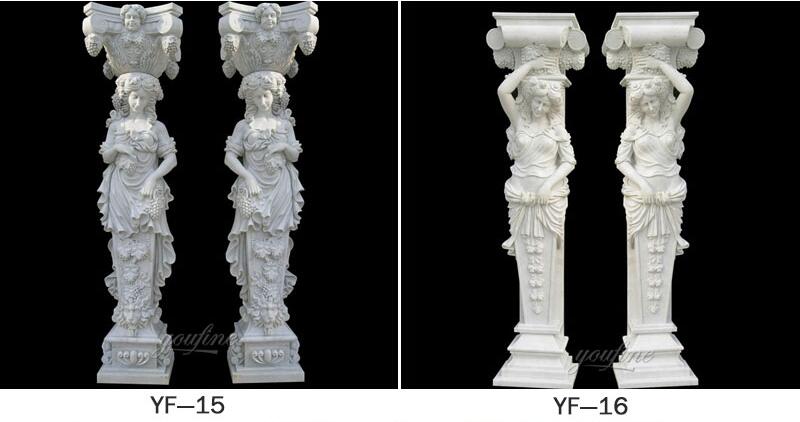 caryatid column statue column for sale
