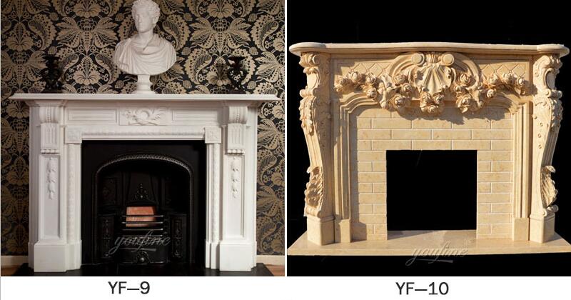 custom made marble fireplace surround ideas