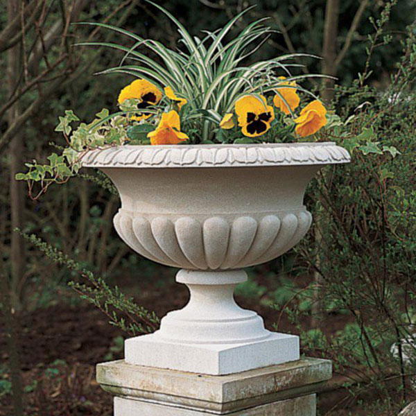 Outdoor Decorative Effect Marble Natural Marble Modern Hot Sale Antique Flower Marble Planter-MOKK-54