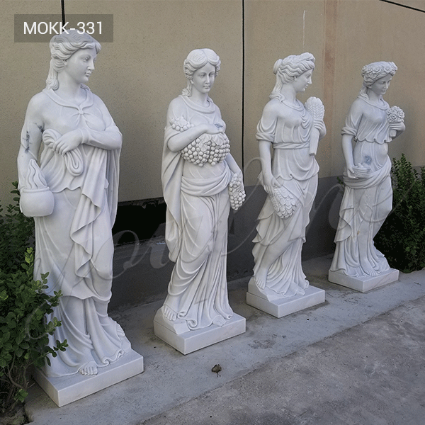 Marble Four Seasons Goddess Sculpture Western Famous Sculpture Natural Marble Handmade Sculpture Hot Sale-MOKK-331