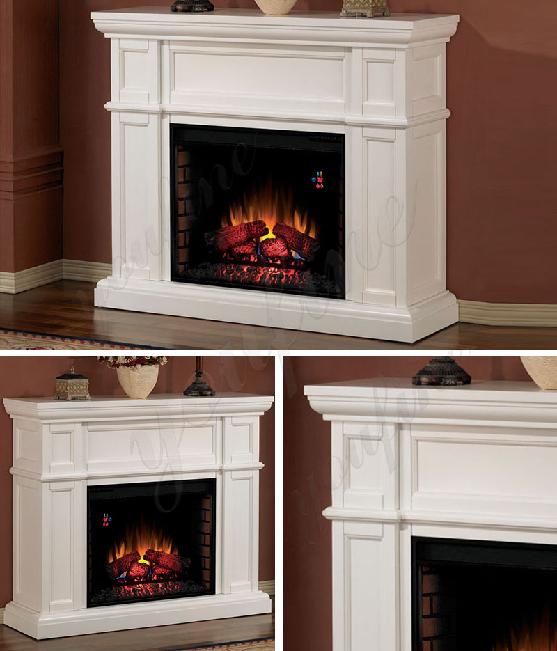 modern easy marble fireplace mantel design for sale
