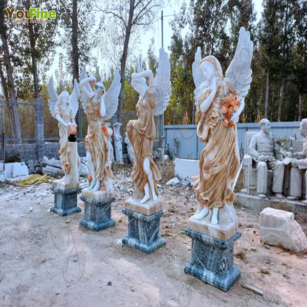 Mixed Colors Seasons Goddess Outdoor Garden Marble Statues Sale