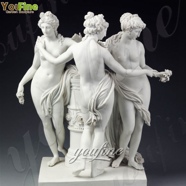 Famous Art Sculptures Life Size The Three Graces Statue New Design Supplier MOKK-201