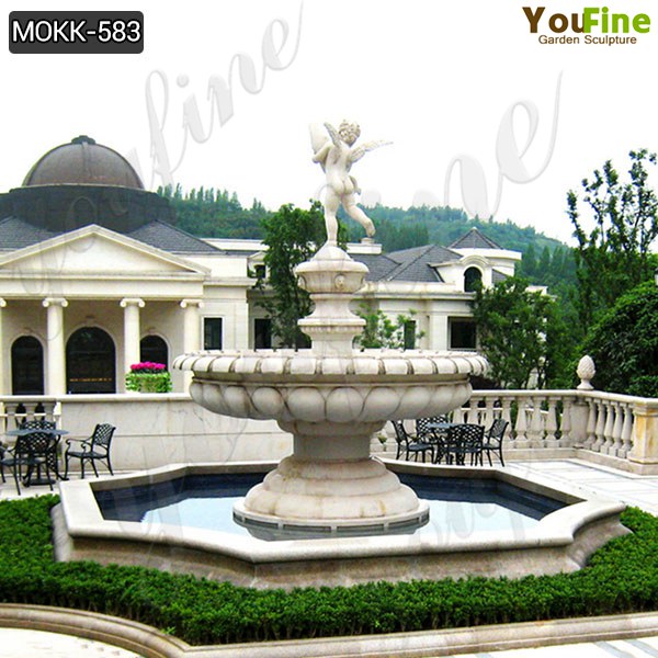 Garden Decoration High Quality Marble Angle Water Fountain Manufacturer MOKK-583