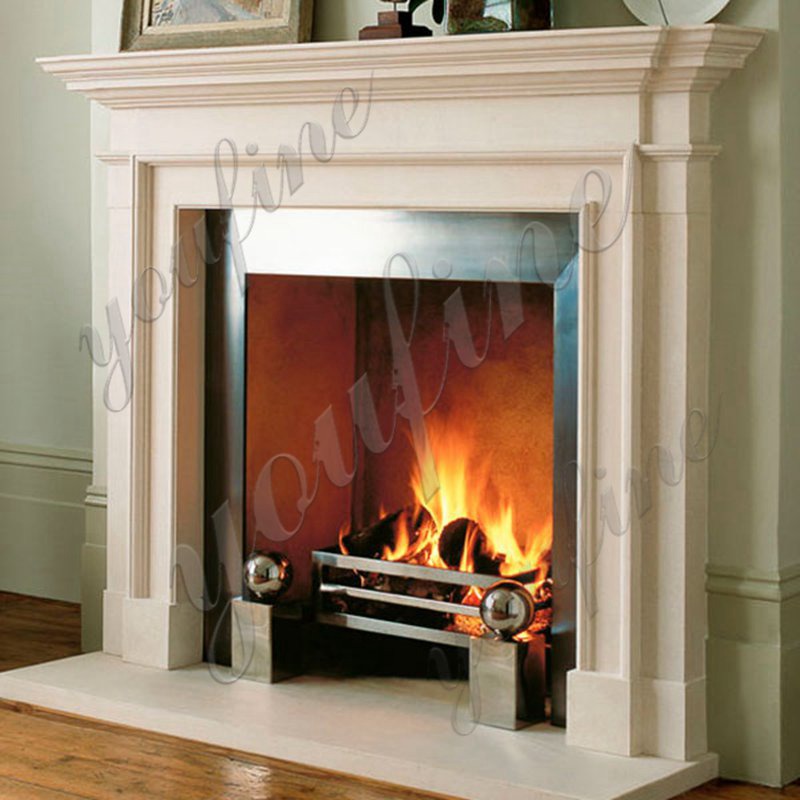 Decoration Simple Design Marble Fireplace Factory MOKK-496