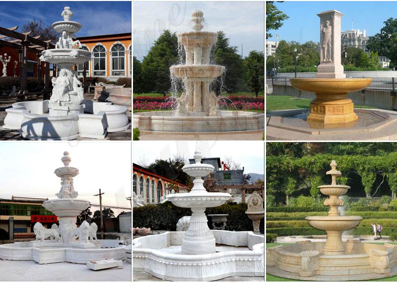 Black Granite Tiered Water Fountain Manufacturers for Sale MOKK-686