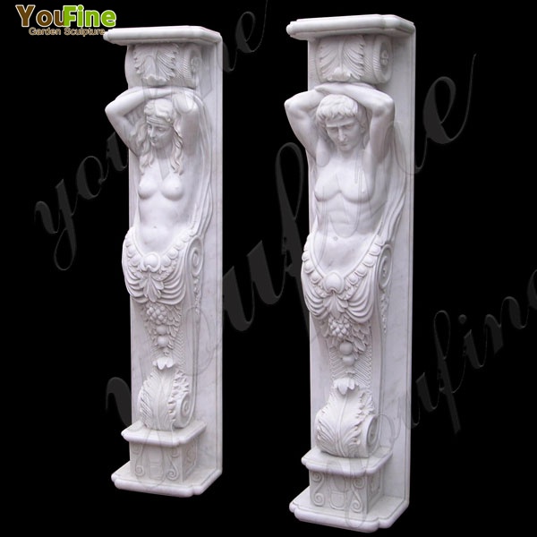 High quality Hand Craved Marble Column for Sale MOKK-164