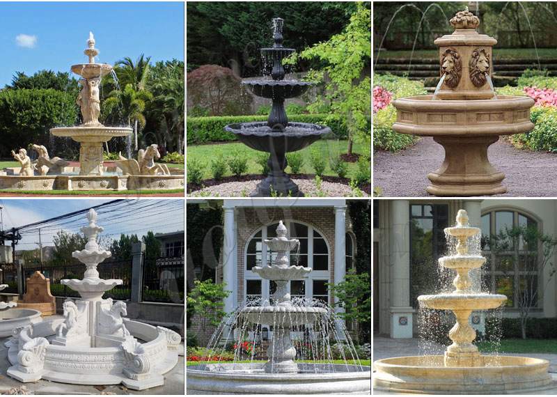 Outdoor Black Water Fountain Manufacturers for Sale MOKK-666