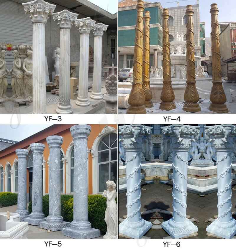 Granite Marble Column for Home Decor for Sale MOKK-576