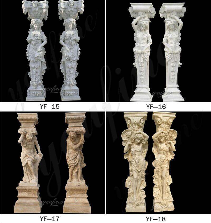 High Quality Granite Marble Column for Home Decor for Sale