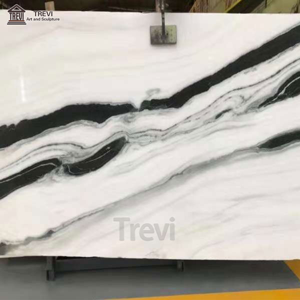 Panda White Marble High-end Interior Decoration For Sale MOKK-114